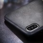 iPhone XS Max X-LEVEL Vintage Læder Cover - Sort