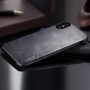 iPhone XS Max X-LEVEL Vintage Læder Cover - Sort