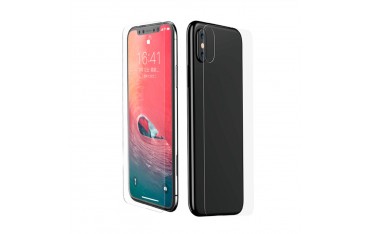 iPhone XS MAX BASEUS 0.3mm Beskyttelsesgals Sæt - Gennemsigtig