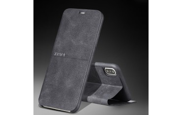 iPhone XR X-LEVEL Extreme Series Læder Cover - Sort