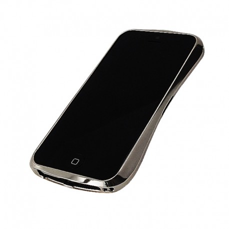 DRACO 5 ALUMINUM BUMPER "LIMITED EDITION" til iPhone 5/5S - LUXURY SØLV