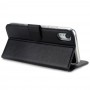 iPhone XR Magnetisk Læder Cover Etui - Sort