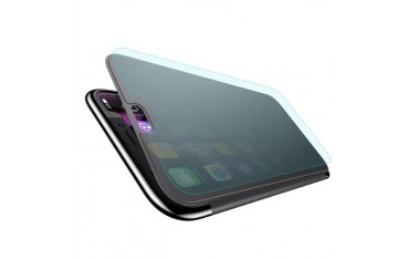 iPhone XR BASEUS TPU Cover med Glas Surface - Sort