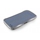 Vogue Læder Skin Guard til iPhone 5 - Lyseblå