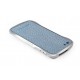 Vogue Læder Skin Guard til iPhone 5 - Lyseblå
