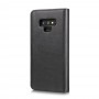 Samsung Galaxy Note9 Magnetisk Læder Cover Etui - Sort