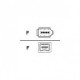 Apple Thin FireWire Cable 4-pin til 6-pin (1,8 m)