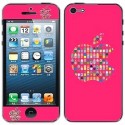 iPhone SE 5S 5 Skin Sticker Rød Apple