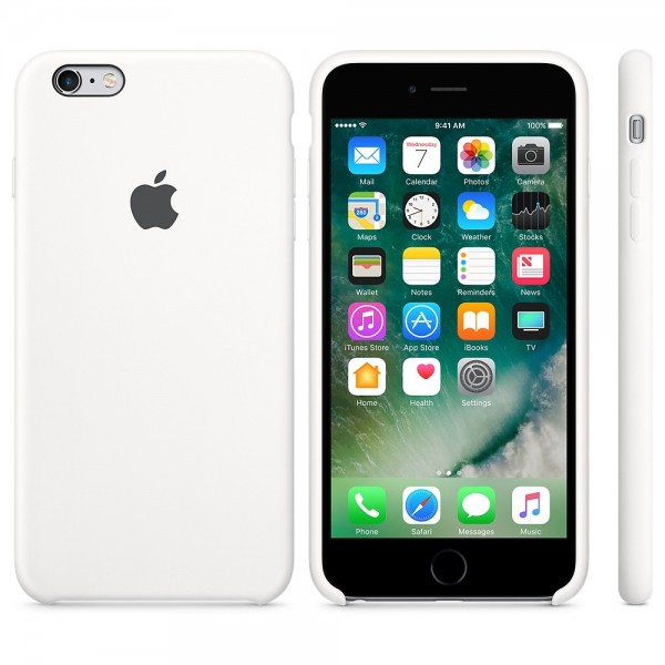 Apple iPhone 6 Plus / 6S Plus Silikone Cover MKXJ2ZM/A - Hvid