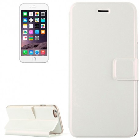 iPhone 6 Plus / 6S Plus VOLTAGE Læder Wallet Etui - Hvid