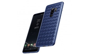 Samsung Galaxy S9+ BASEUS BV Woven Soft TPU Cover - Blå