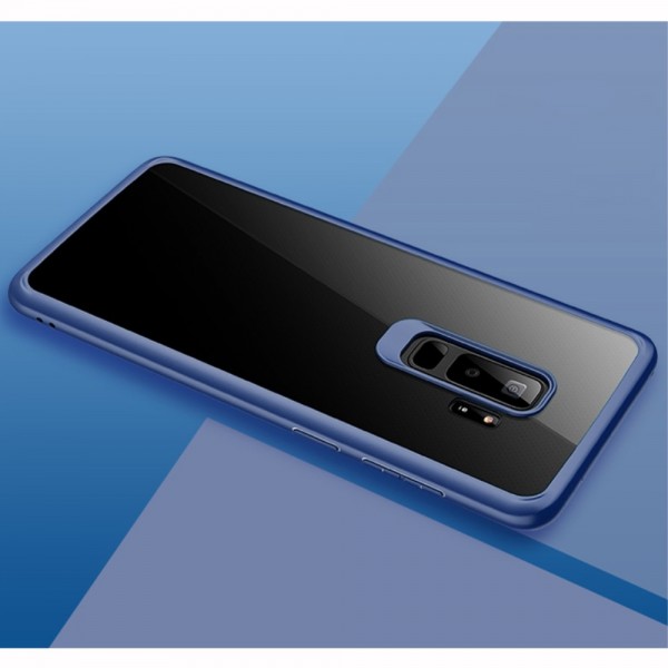 Samsung Galaxy S9+ ROCK Ultra-thin TPU Clear Cover Blå