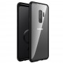 Samsung Galaxy S9 Plus Glas Cover med Magnetisk Ramme Sort
