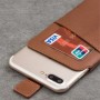 QIALINO Universal Smartphone Ægte Læder Sleeve - XXL - Brun