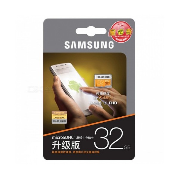 SAMSUNG microSDHC Hukomelseskort 32GB