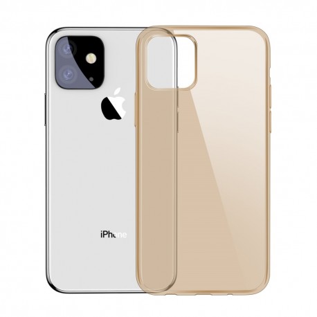 iPhone 11 6.1 inch BASEUS Simple Series TPU Cover - Guld