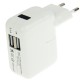 Høj kvalitet 2 x USB oplader til iPhone 5S & 5C & 5 / iPod touch 5 / iPad 4 / iPad mini