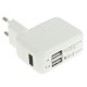 Høj kvalitet 2 x USB oplader til iPhone 5S & 5C & 5 / iPod touch 5 / iPad 4 / iPad mini