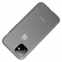 iPhone 11 BASEUS Liquid Silicone Shell Cover - Sort