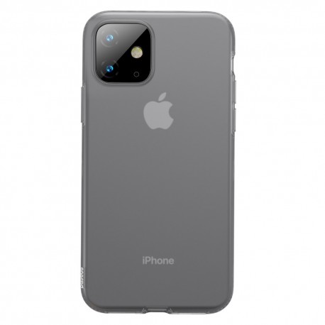 iPhone 11 BASEUS Liquid Silicone Shell Cover - Sort