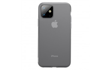 iPhone 11 BASEUS Liquid Silikone Shell Cover - Grå