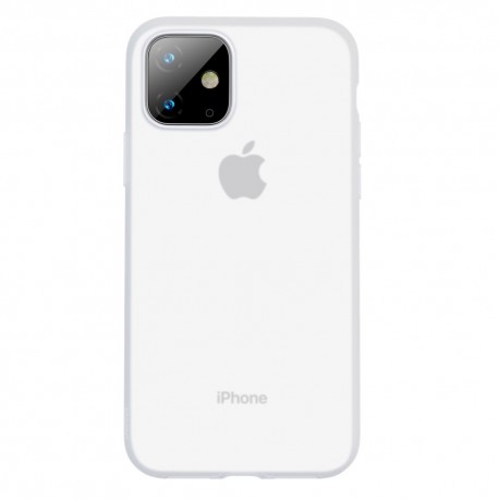 iPhone 11 BASEUS Liquid Silicone Shell Cover - Hvid