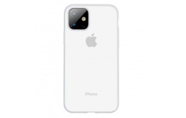 iPhone 11 BASEUS Liquid Silikone Shell Cover - Hvid