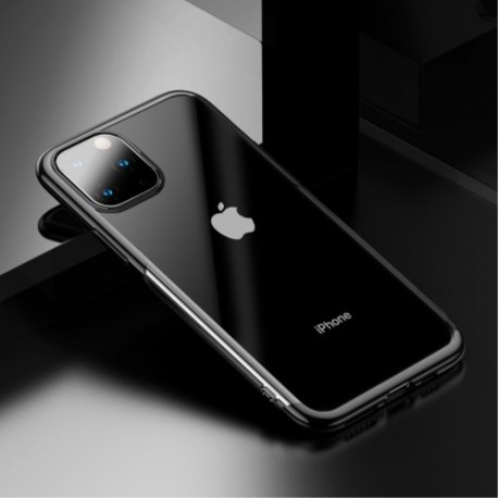 iPhone 11 BASEUS Shining Series Plated TPU Cover - Sort