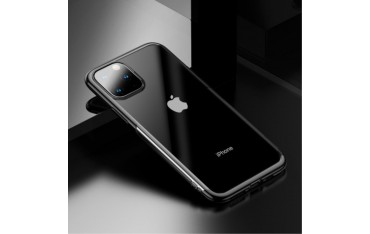 iPhone 11 BASEUS Shining Series Plated TPU Cover - Sort