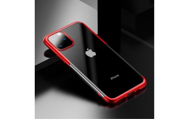 iPhone 11 BASEUS Shining Series Plated TPU Cover - Rød