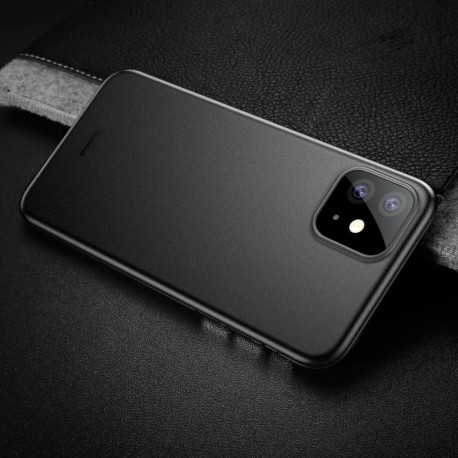 iPhone 11 BASEUS Ultra Thin Matte PP Cover - Sort