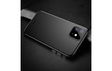 iPhone 11 BASEUS Ultra Thin Matte Cover - Sort