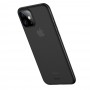 iPhone 11 BASEUS Ultra Thin Matte PP Cover - Gennemsigtig Sort