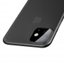 iPhone 11 BASEUS Ultra Thin Matte PP Cover - Gennemsigtig Sort