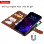 iPhone 11 Magnetisk Læder Cover Etui - Brun