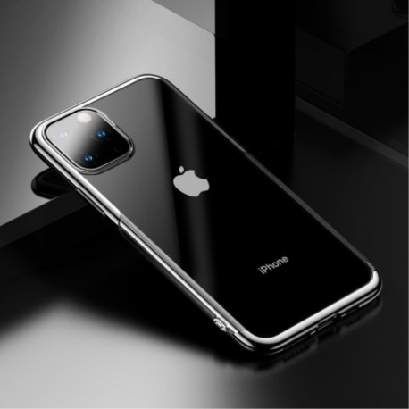 iPhone 11 PRO BASEUS Shining Series Plated TPU Cover - Sølv