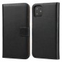 iPhone 11 PRO Genuine Læder Etui - Sort