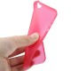 0.3 mm Ultra Tynd Polycarbonate TPU Cover til iPhone 5/5S - Rød