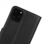 iPhone 11 PRO MAX Genuine Læder Etui - Sort