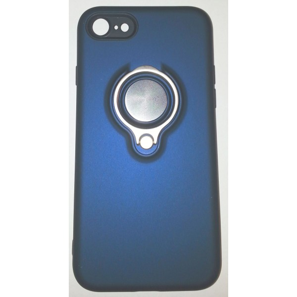 CASE iPhone 8 Cover med Ringholder - Sort