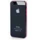 2 - Farve TPU & Transparent Cover til iPhone 5/5S - Lilla