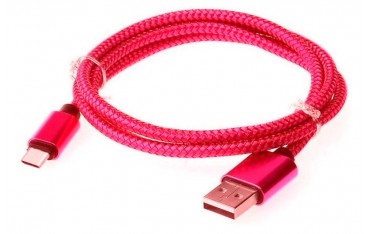 Type-C USB Kabel - Rød