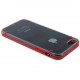 2 - Farve TPU & Transparent Cover til iPhone 5/5S - Rød