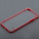 2 - Farve TPU & Transparent Cover til iPhone 5/5S - Rød