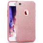 iPhone 6 Plus/6s All-around Beskyttelse Glimmer Cover - Rød