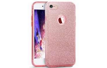 iPhone 6 Plus / 6S Plus All-around Glimmer Beskyttelse Cover - Rosaguld