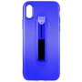 CASE iPhone X / XS Cover med Fast Holder - Blå