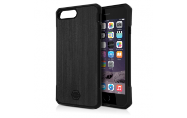 ITSKINS Antishock Wood Case Cover til iPhone SE(2020) / 7 / 8 -  Sort