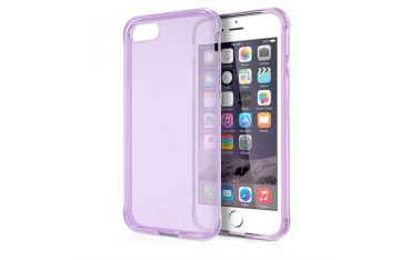 ITSKINS Antishock Gel Cover til iPhone SE(2.Gen) / 6S / 7 / 8 -  Gennemsigtig Lilla