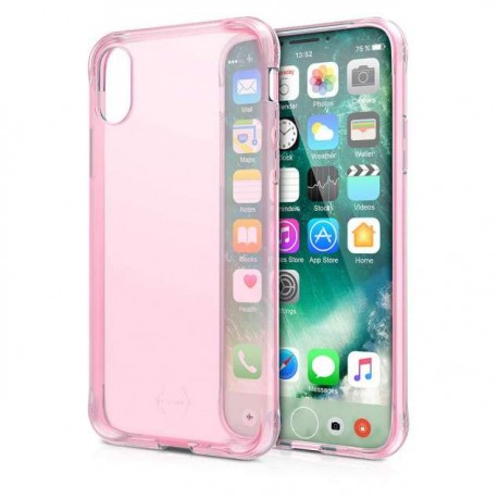 ITSKINS Nanogel Cover til iPhone X / XI -  Gennemsigtig Pink